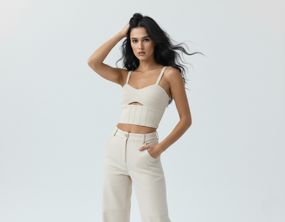 IVORY CUT TOP